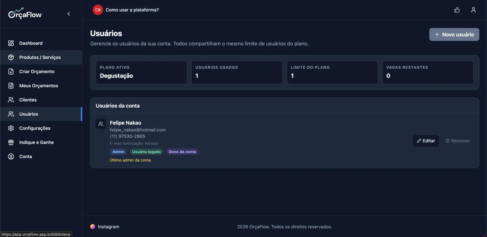 Tutorial OrcaFlow - Tela 6